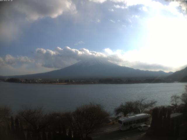河口湖からの富士山