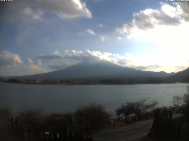 河口湖からの富士山