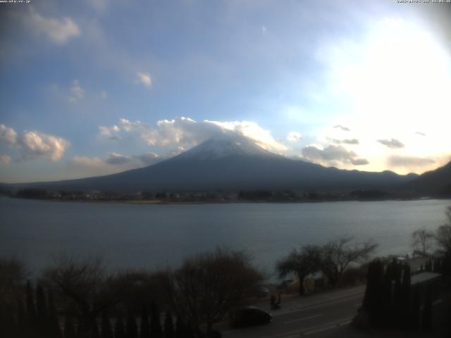 河口湖からの富士山