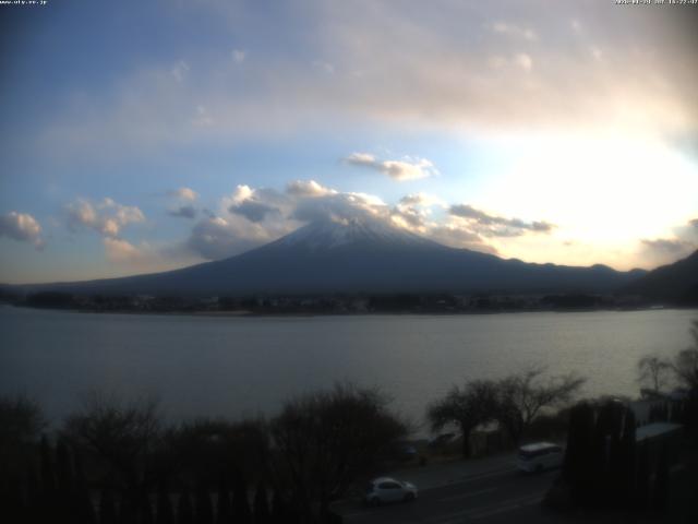 河口湖からの富士山