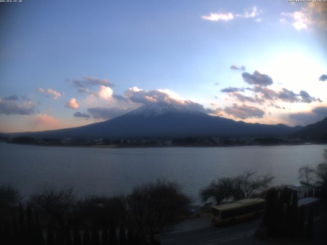 河口湖からの富士山