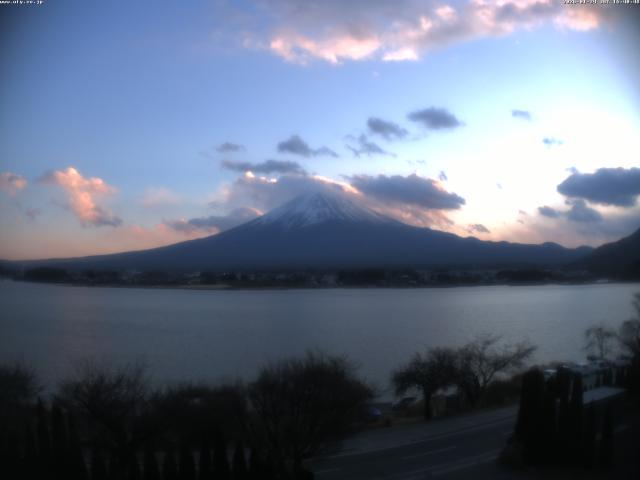 河口湖からの富士山