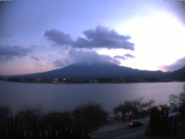 河口湖からの富士山