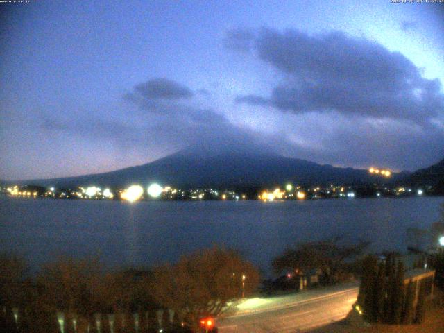 河口湖からの富士山
