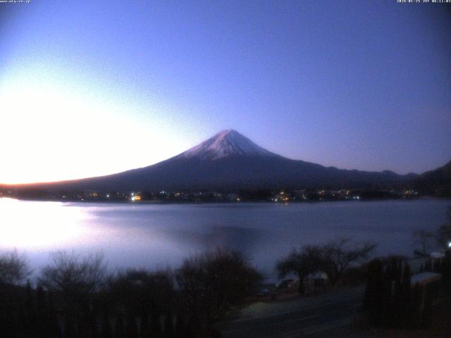 河口湖からの富士山