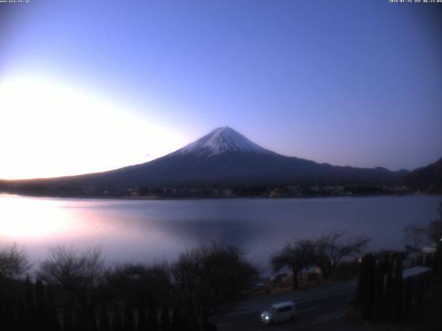 河口湖からの富士山
