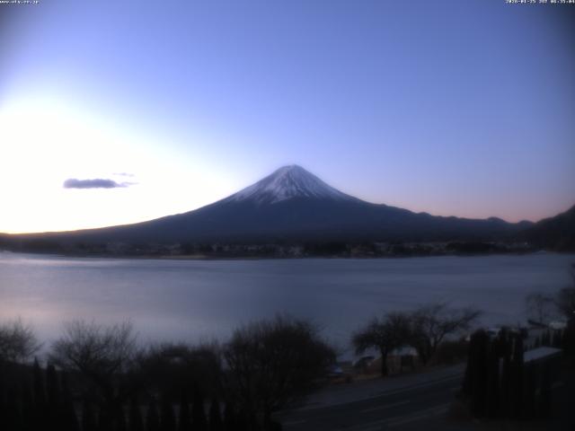 河口湖からの富士山