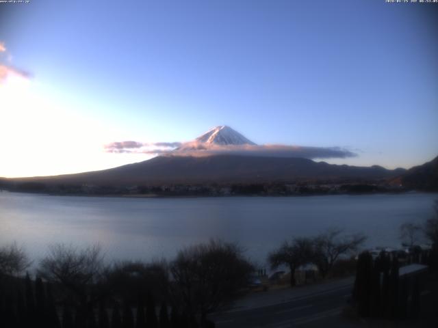 河口湖からの富士山