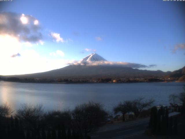 河口湖からの富士山