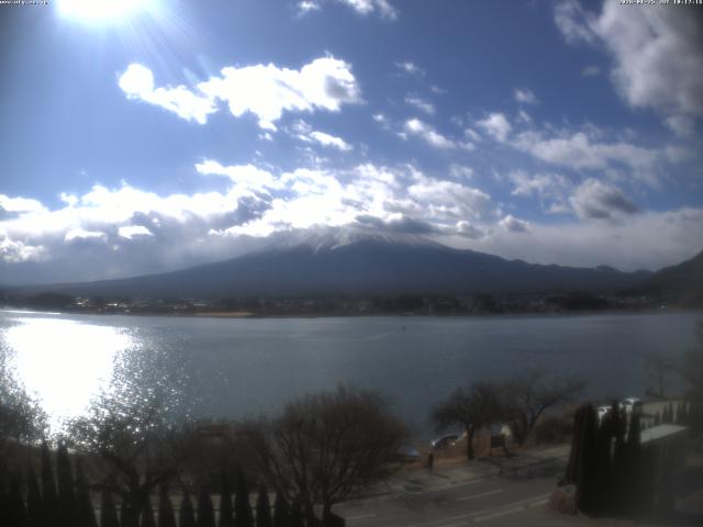 河口湖からの富士山