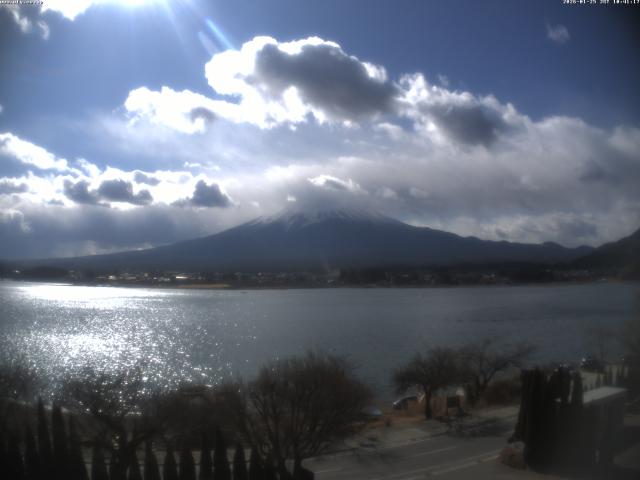 河口湖からの富士山