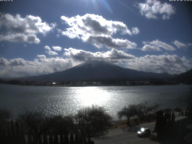 河口湖からの富士山