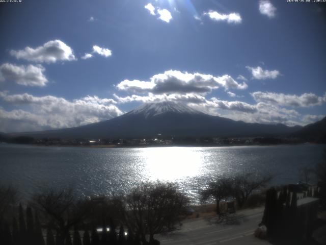 河口湖からの富士山