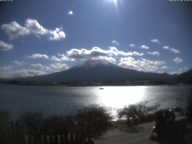 河口湖からの富士山