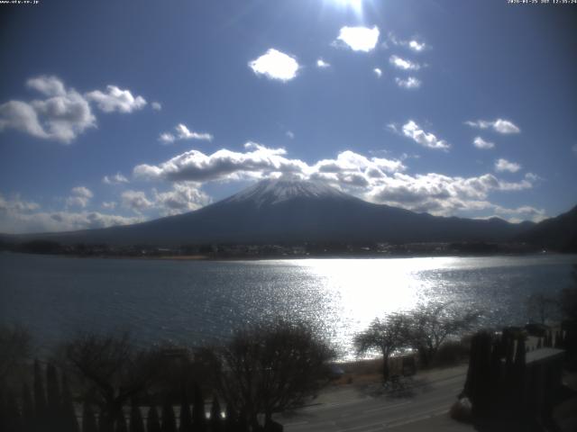 河口湖からの富士山