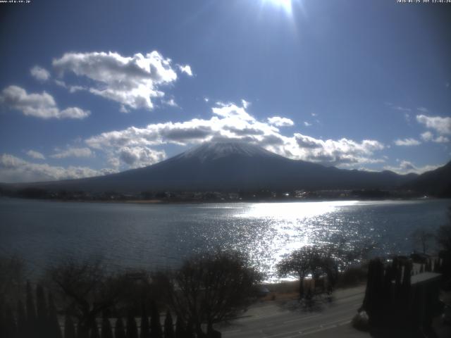河口湖からの富士山