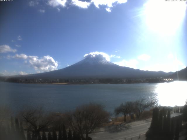 河口湖からの富士山