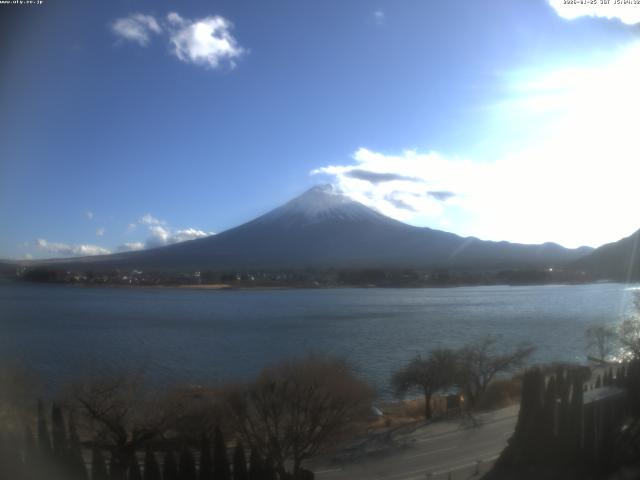 河口湖からの富士山