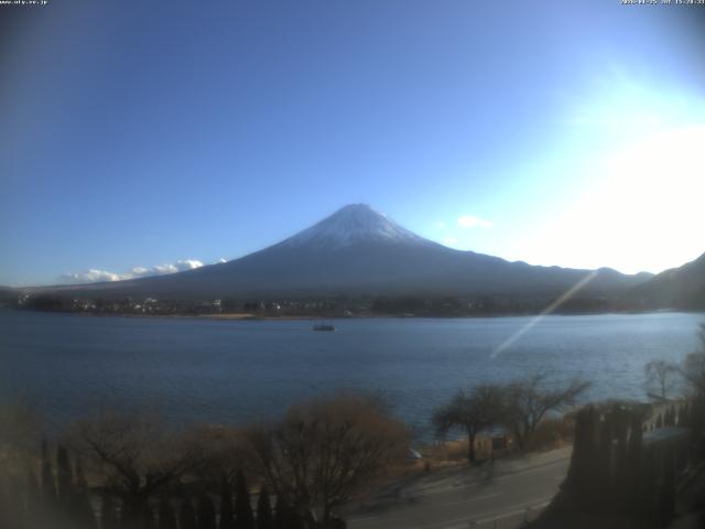 河口湖からの富士山
