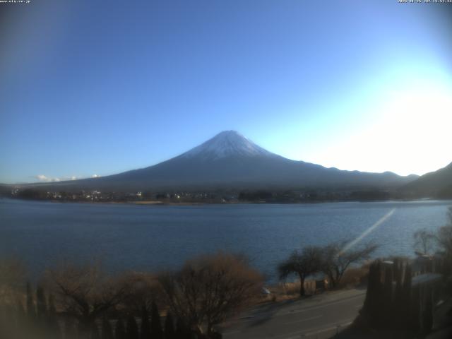 河口湖からの富士山
