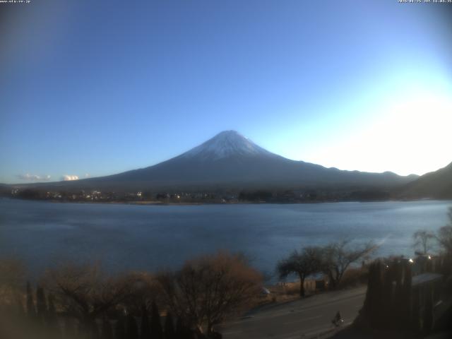 河口湖からの富士山