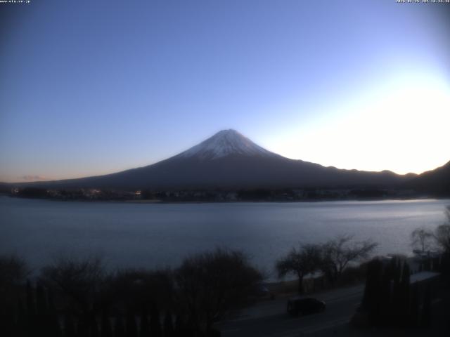河口湖からの富士山