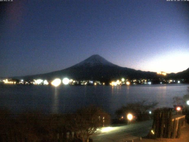 河口湖からの富士山