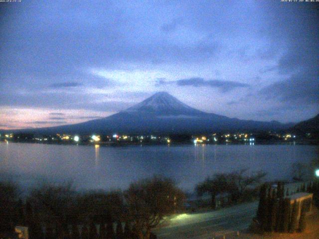 河口湖からの富士山