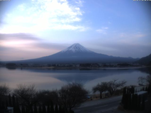 河口湖からの富士山