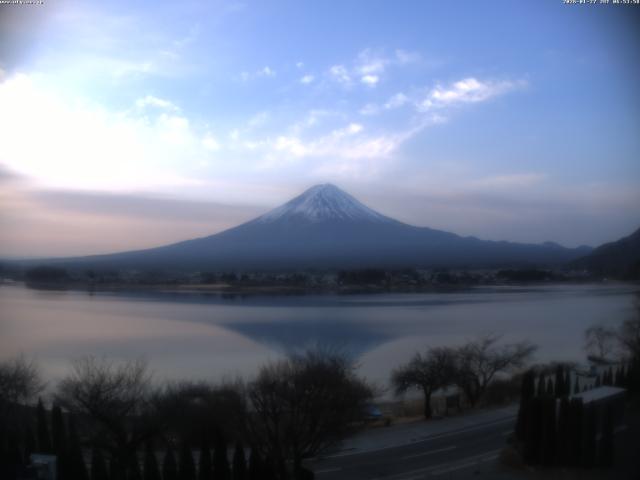 河口湖からの富士山