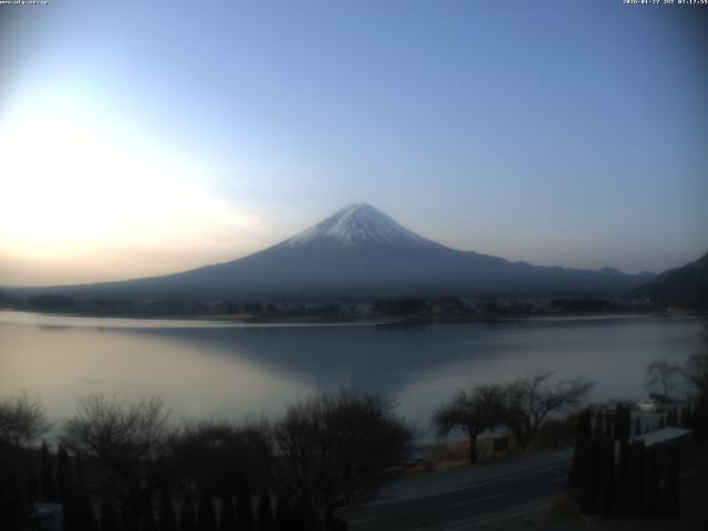 河口湖からの富士山