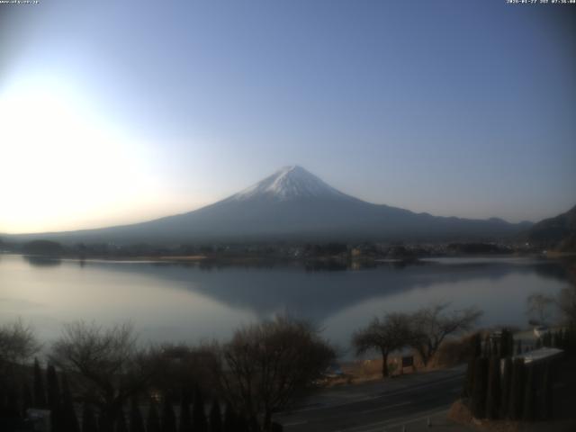 河口湖からの富士山