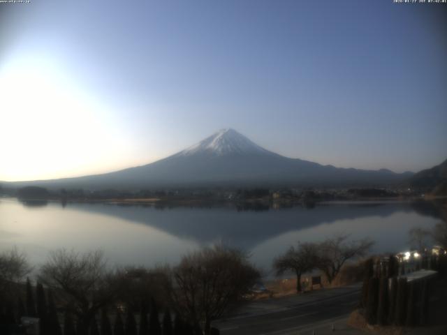 河口湖からの富士山