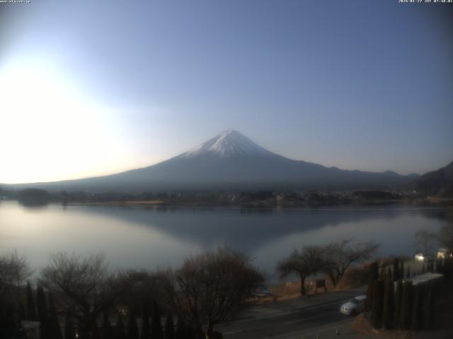 河口湖からの富士山