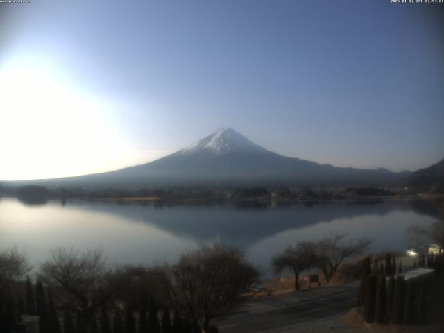 河口湖からの富士山