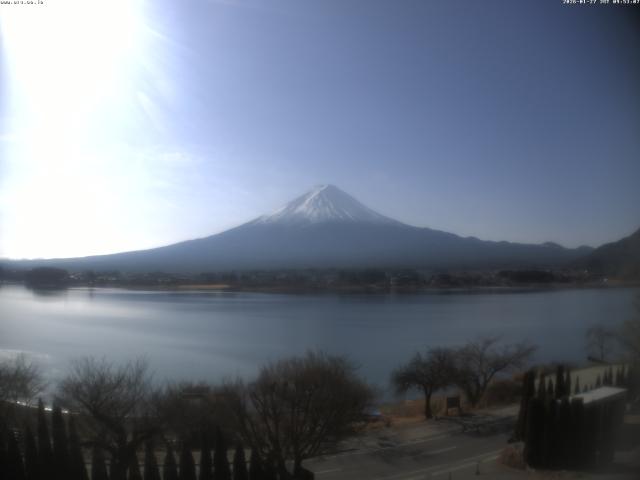 河口湖からの富士山