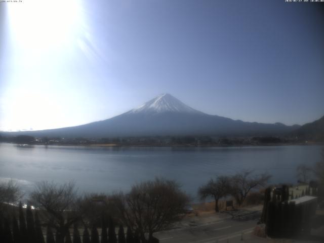 河口湖からの富士山