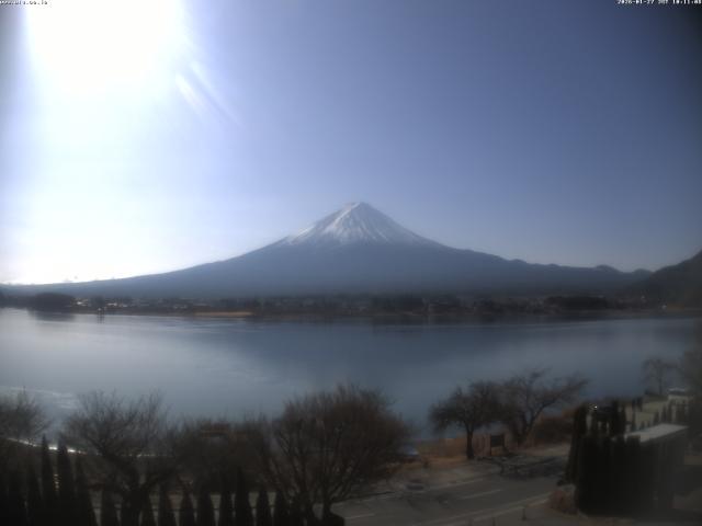 河口湖からの富士山