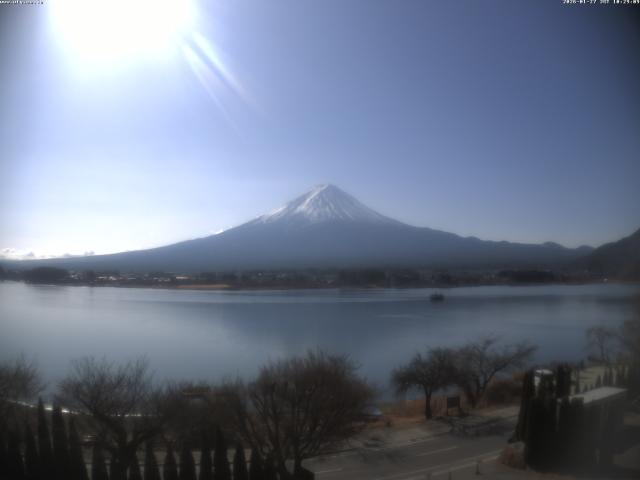 河口湖からの富士山