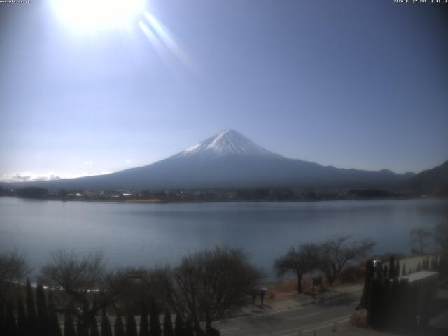 河口湖からの富士山