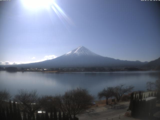 河口湖からの富士山