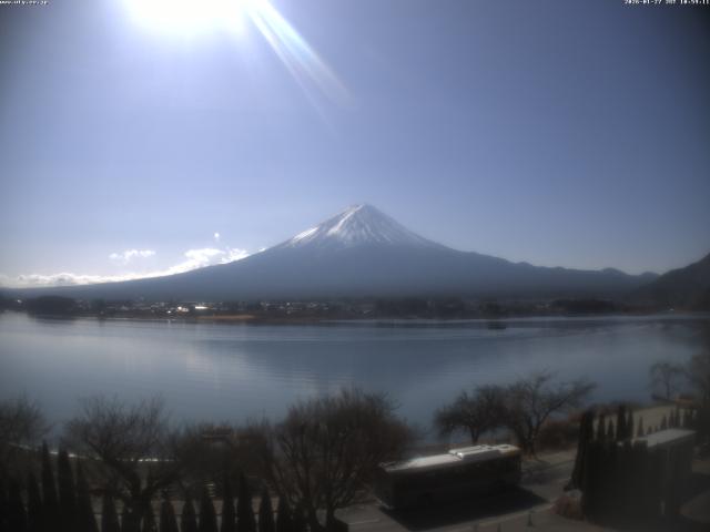 河口湖からの富士山