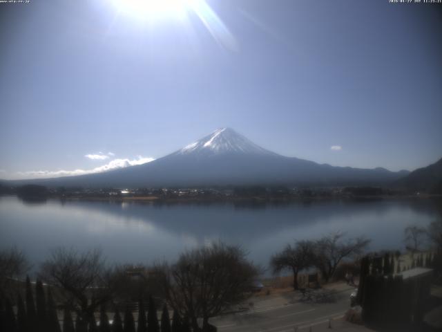 河口湖からの富士山