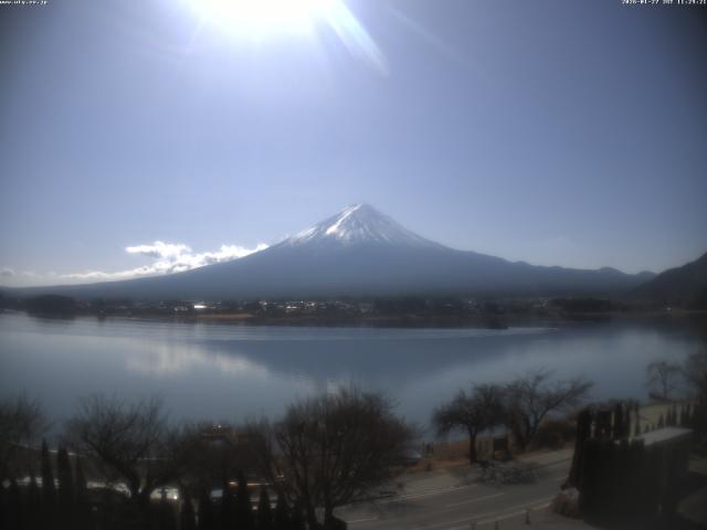 河口湖からの富士山