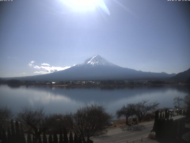 河口湖からの富士山