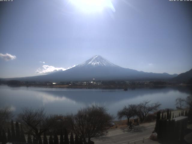 河口湖からの富士山