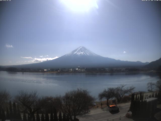 河口湖からの富士山