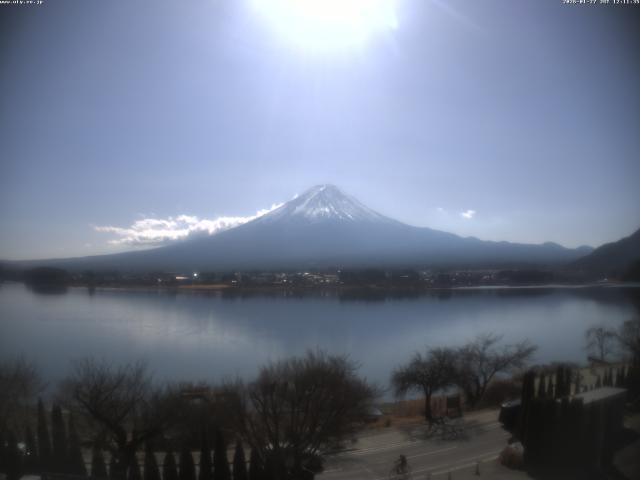 河口湖からの富士山