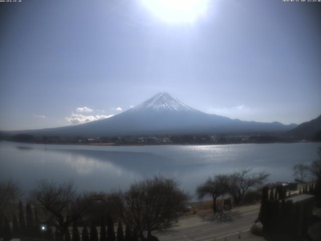河口湖からの富士山