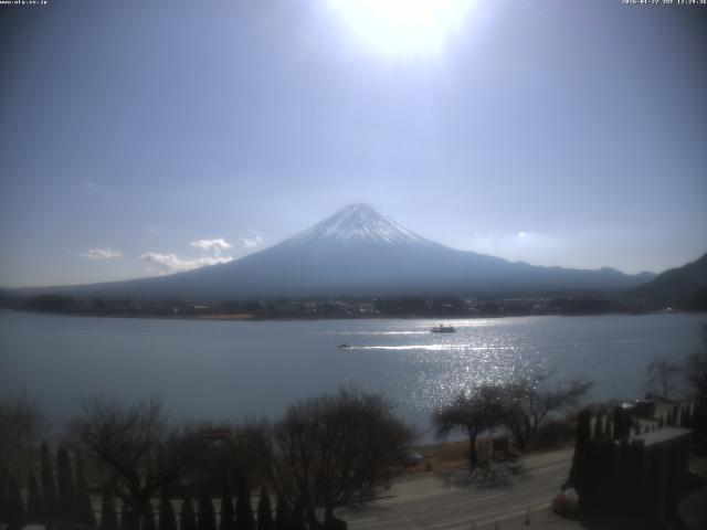 河口湖からの富士山